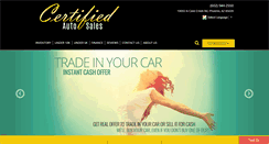 Desktop Screenshot of certifiedautosalesaz.com